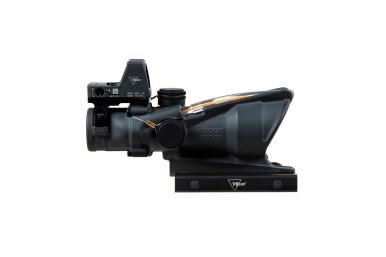 Комплект TRIJICON приціл оптичний ACOG 4x32 BAC з коліматорним прицілом RMR 3,25 МОА Gray (72713977) - фото 6