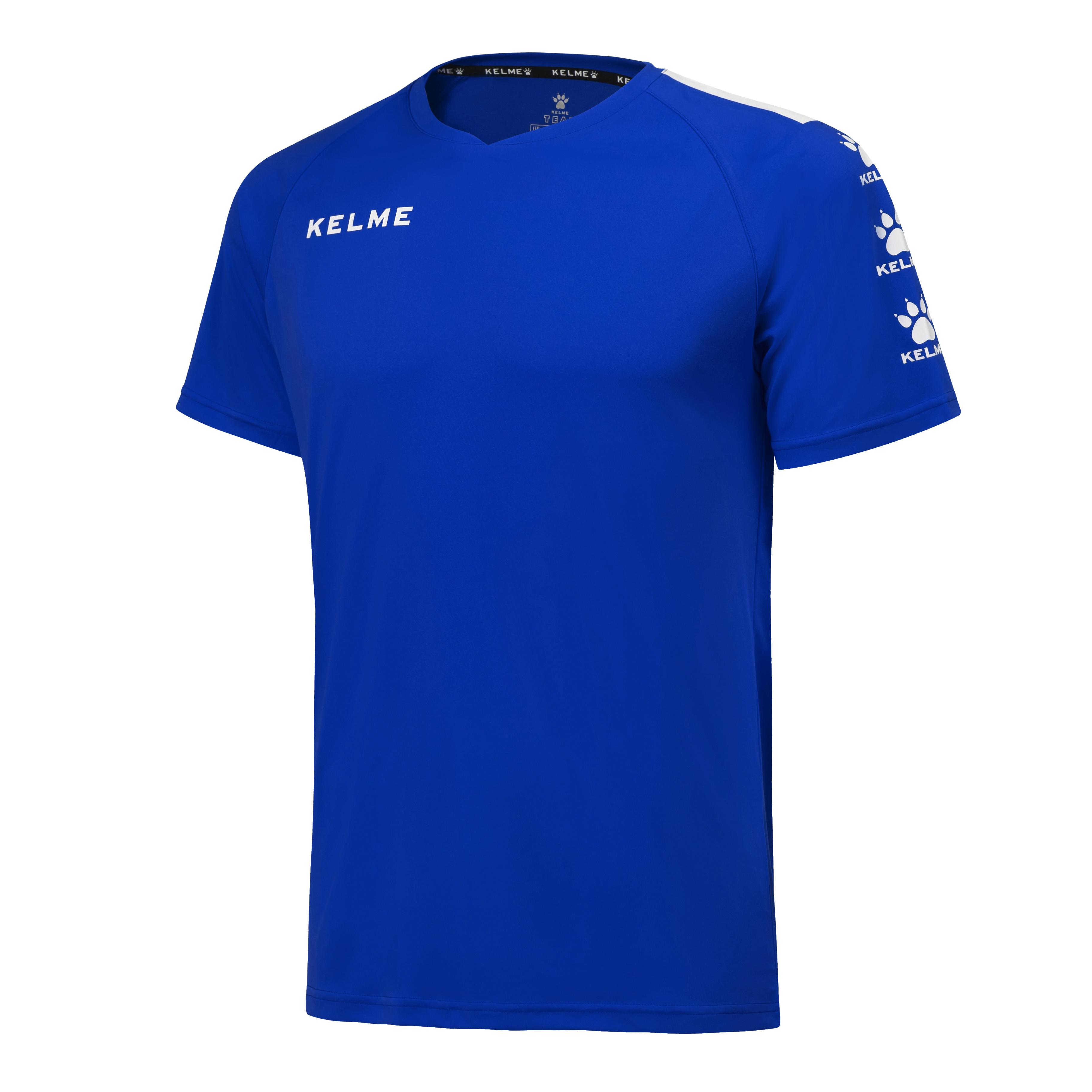 Футболка Kelme Lince к/р р. 10 Синий/Белый Футболка Kelme Lince к/р р. 10 Синий/Белый
