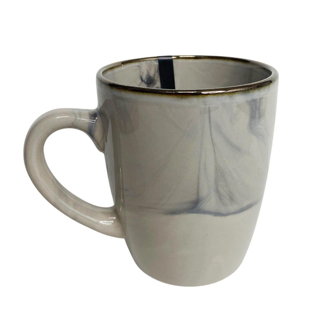 Чашка керамическая Ardesto Marmo AR2939MRB 360 мл Бежевый мармур (2053941310)