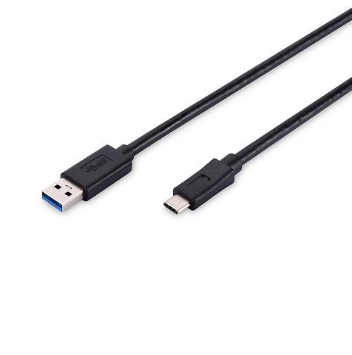 Кабель AssmannUSB 3.0 AM/Type-C AK-300136-010-S 1 м Чорний (587226)