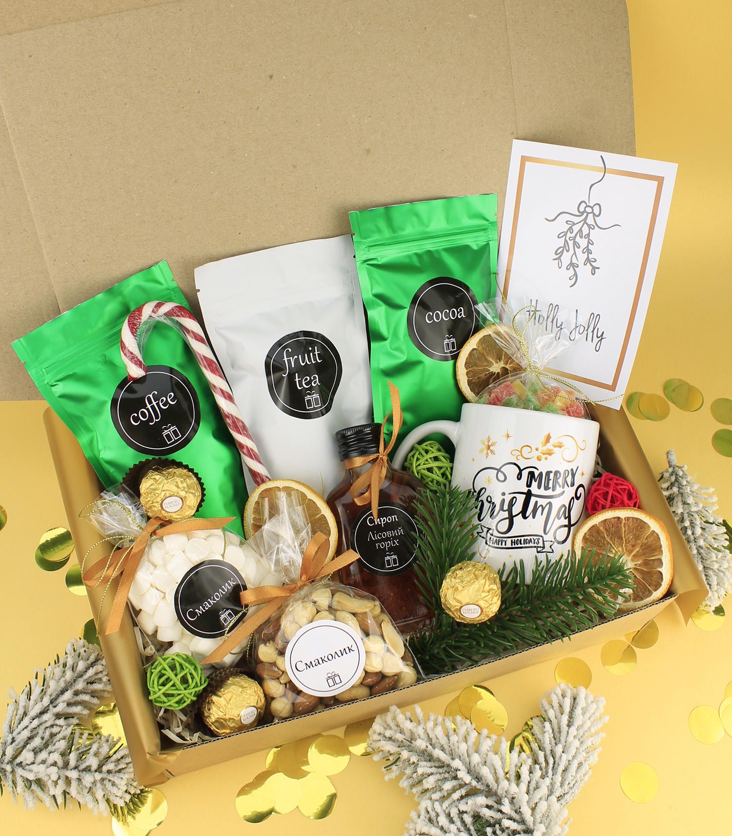 Новогодний подарок Happy Holidays Зеленый (3-2570)