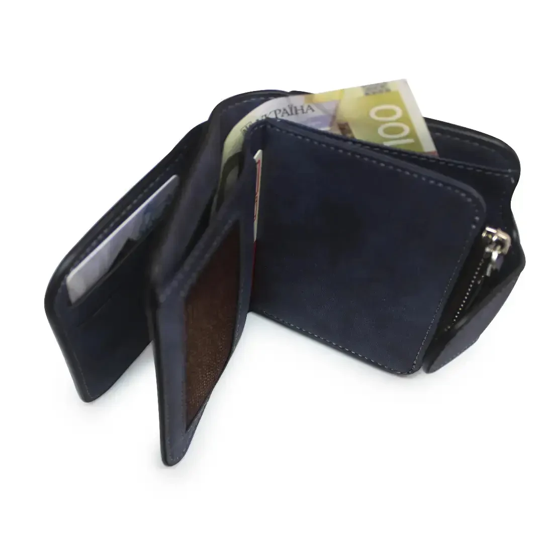 Кошелек женский замшевый Baellerry 2346 Темно-синий