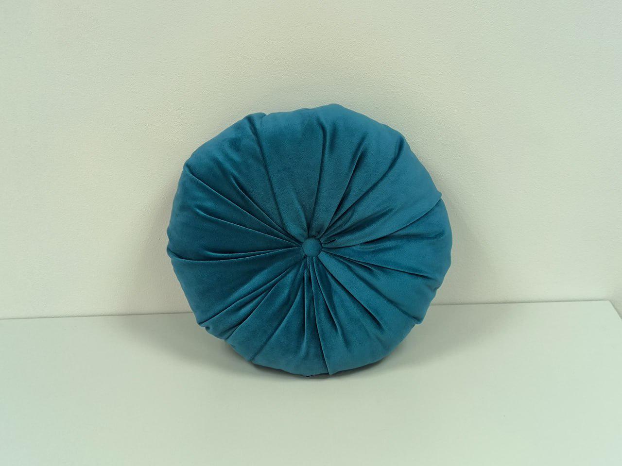 Декоративная подушка круглая с пуговицей d 30 см (2084337080) Декоративная подушка круглая с пуговицей d 30 см (2084337080)