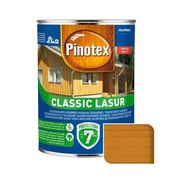 Пропитка для дерева Pinotex Classic Lasur с декоративным эффектом 3 л Калужница