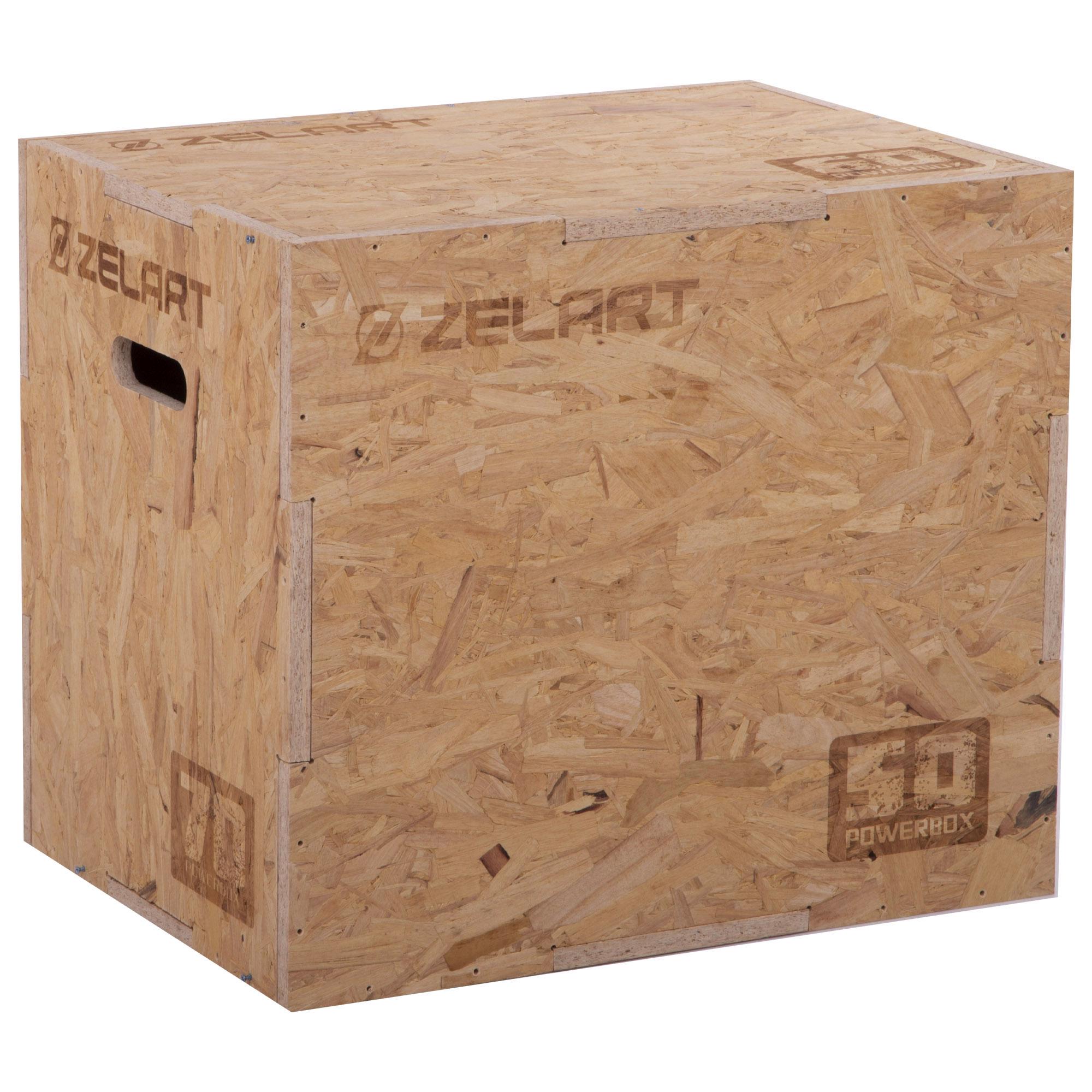 Бокс пліометричний дерев'яний Zelart BOX-WOOD FI-3636-2 1 шт. 70 см (NA004400)