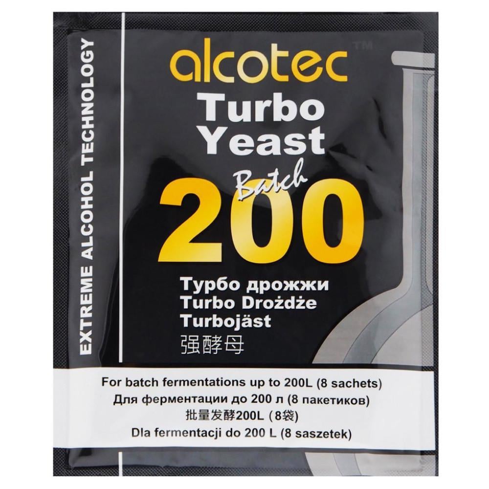 Дріжджі турбо Alcotec Turbo Batch 200 86 г (7019) Дріжджі турбо Alcotec Turbo Batch 200 86 г (7019)