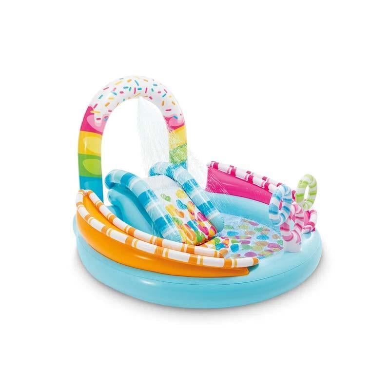 Игровой центр надувной INTEX 57144 Веселая конфета 70x168x122 см (27292186)