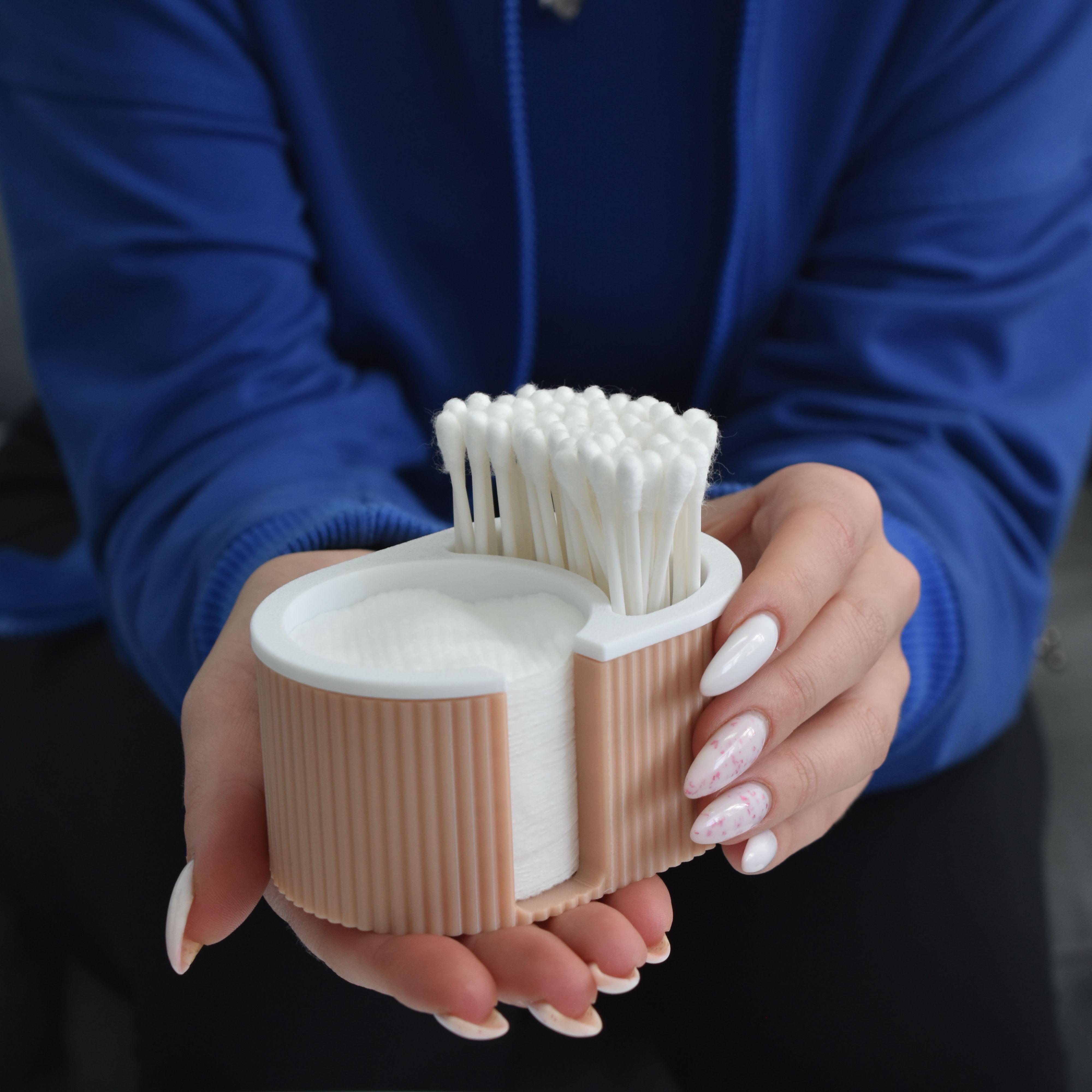 Органайзер для ватных дисков и палочек (27825206) - фото 2 Органайзер для ватных дисков и палочек (27825206) - фото 2