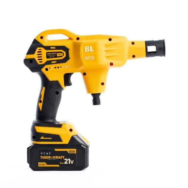 Мийка високого тиску TigerKraft WSH-28 акумуляторна 21V 4Ah 40 бар (2104618481)