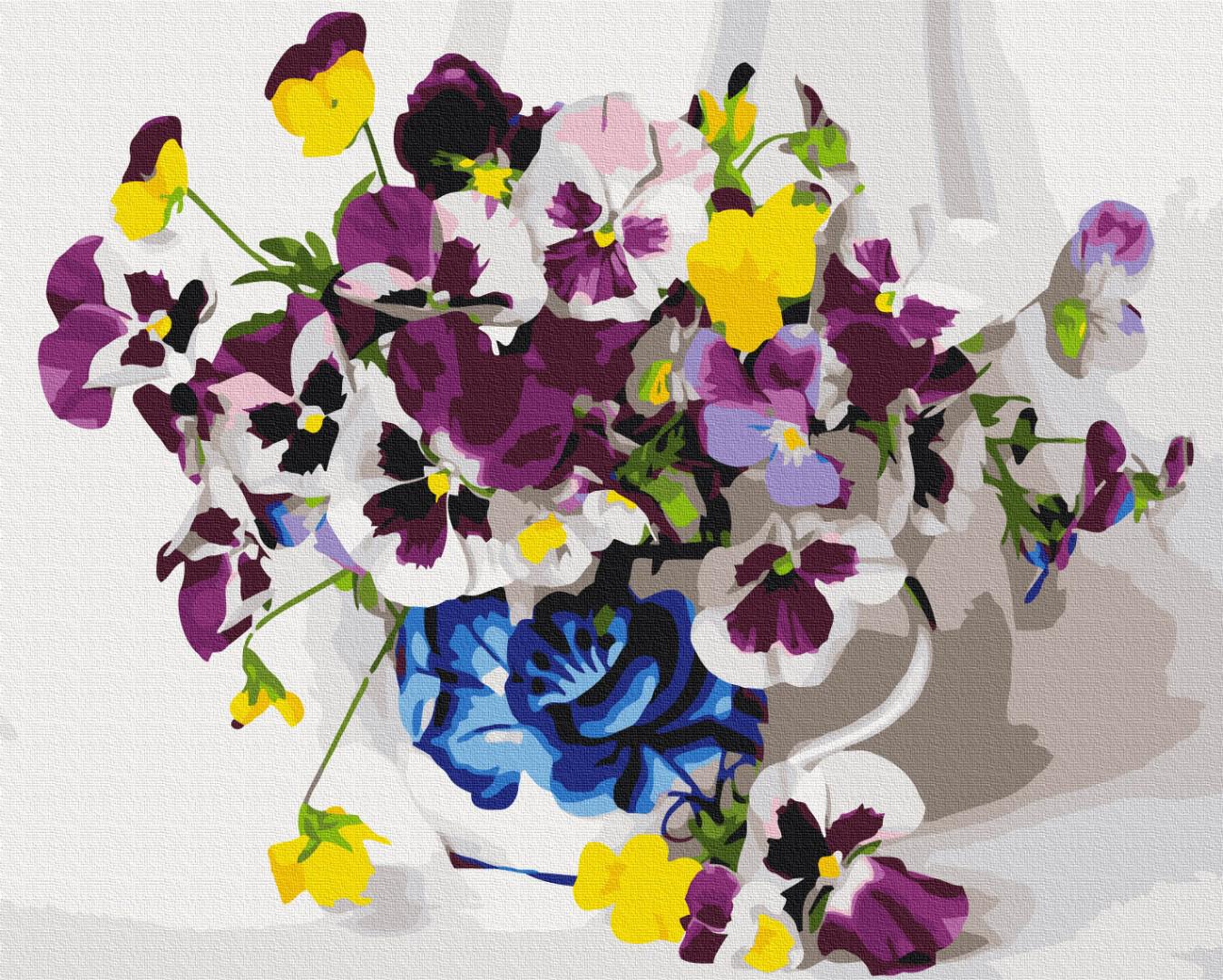 Картина по номерам Brushme Фиалки 48x60 см (BS29810L)