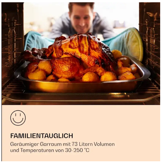 Духова шафа KLARSTEIN Illuminosa Smart 2800 Вт (20632198) - фото 7 Духова шафа KLARSTEIN Illuminosa Smart 2800 Вт (20632198) - фото 7