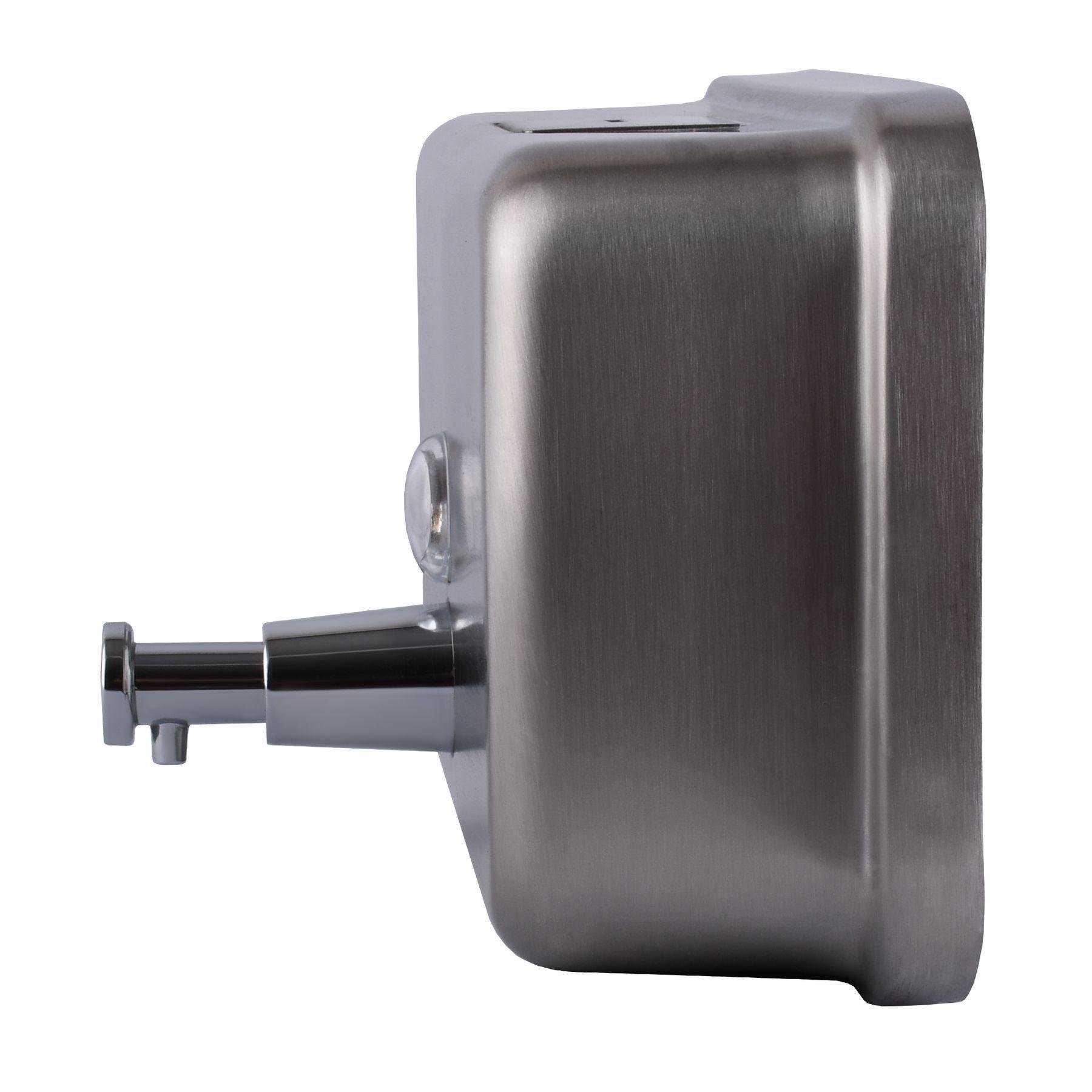 Дозатор для жидкого мыла HOTEC из нержавеющей стали горизонтальный 1000 мл Stainless Steel SUS304 Сатин (20519) - фото 3 Дозатор для жидкого мыла HOTEC из нержавеющей стали горизонтальный 1000 мл Stainless Steel SUS304 Сатин (20519) - фото 3