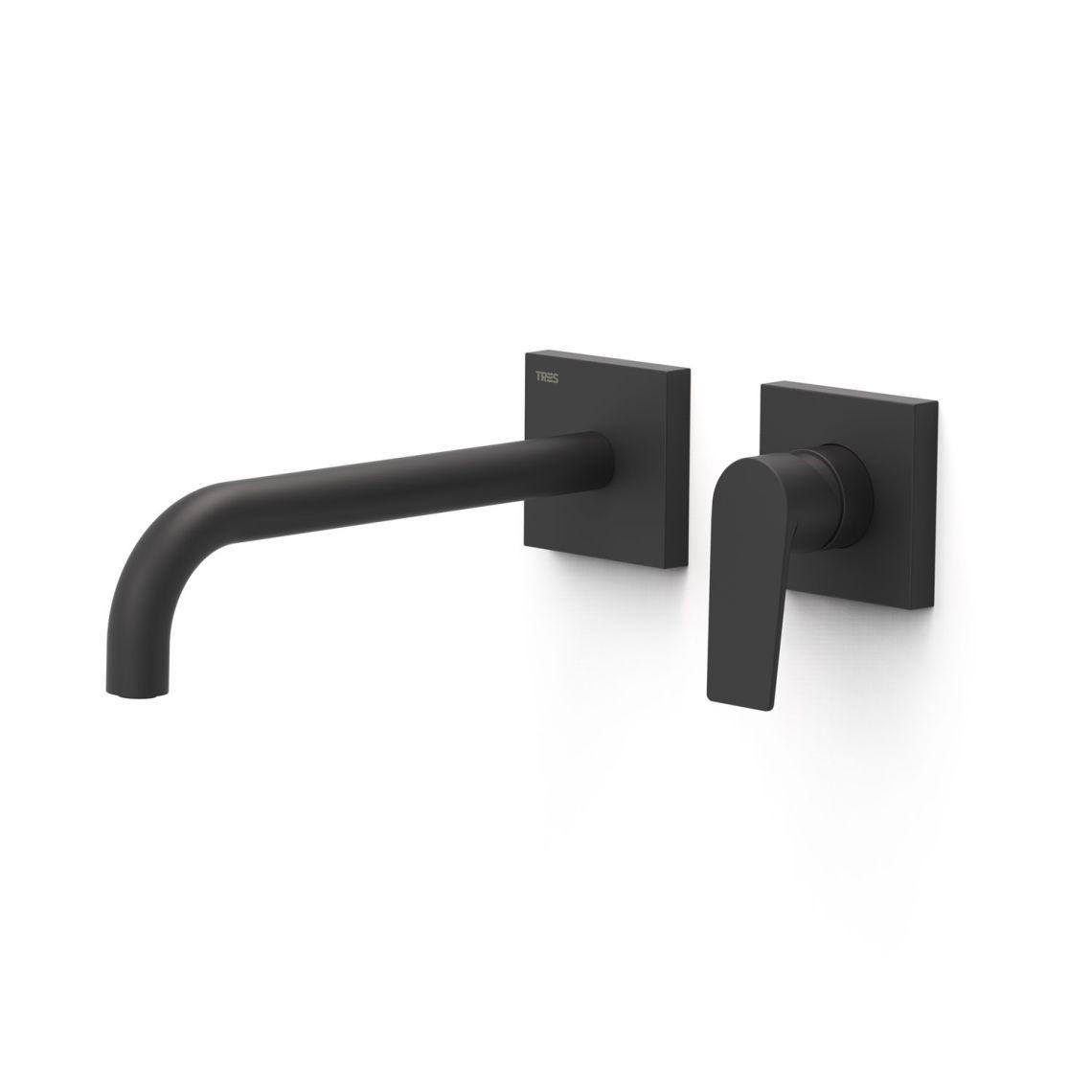 Смеситель для умывальника Tres Project-Color Черный матовый (21130002NM)