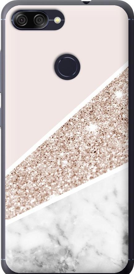 Чехол на Asus ZenFone Max Plus M1 ZB570TL Пастельный мрамор (4342u-1361-42517)