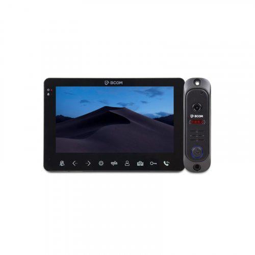 Комплект відеодомофона BCOM BD-780M Kit відеодомофон 7" і відеопанель Black (215040)