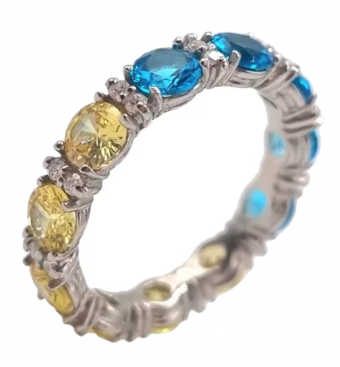 Кольцо серебряное Umax 10145cv р. 17 мм (22520026)