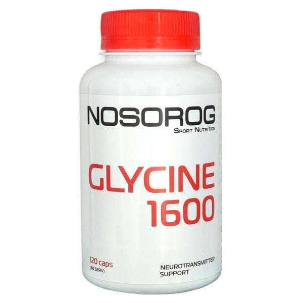 Глицин для спорта Nosorog Nutrition Glycine 100 Caps