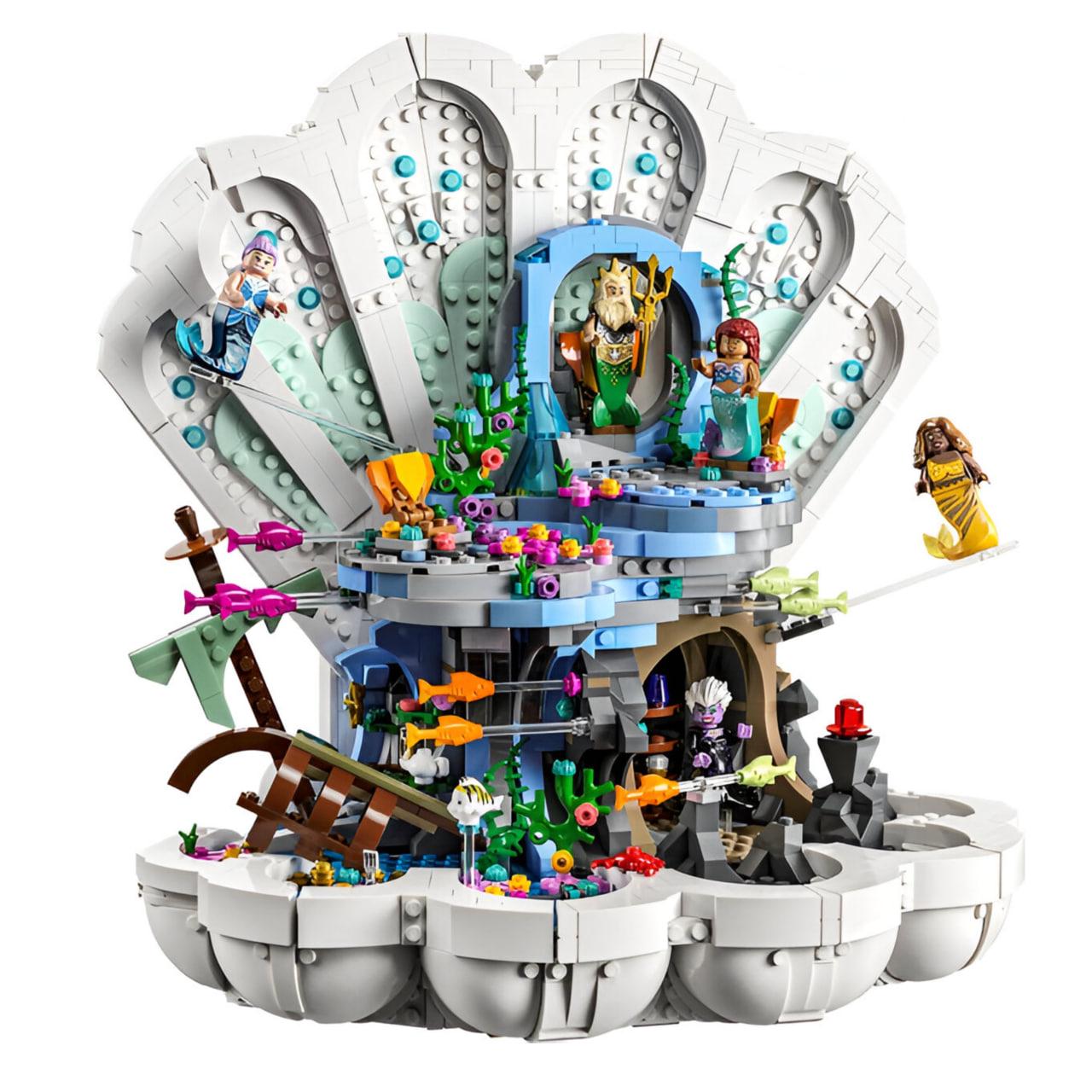 Конструктор Русалочка Королевская раковина 1808 дет. (87075)