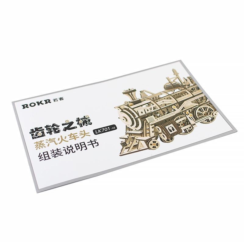 Деревянный 3D конструктор Robotime LK701 Паровоз для детей - фото 4 Деревянный 3D конструктор Robotime LK701 Паровоз для детей - фото 4