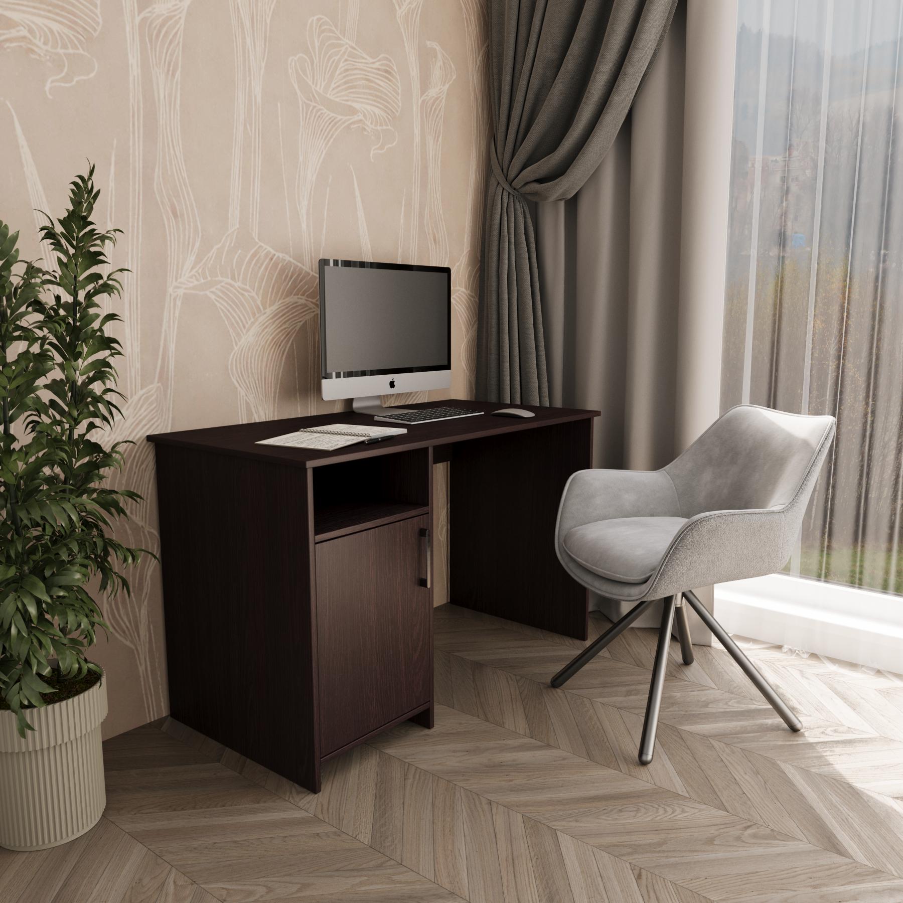 Стіл комп'ютерний Bern 120х60х75 см Венге