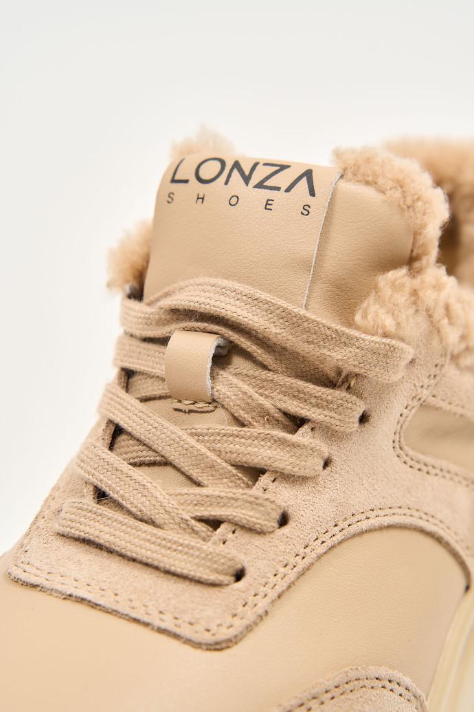 Кроссовки женские зимние LONZA р. 39 Бежевый (181019) - фото 4 Кроссовки женские зимние LONZA р. 39 Бежевый (181019) - фото 4