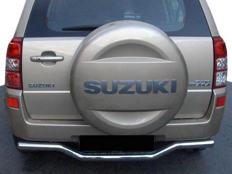 Задняя защита AK005-1 CAN для Suzuki Grand Vitara 2005-2017 гг. нержавеющая сталь Хром