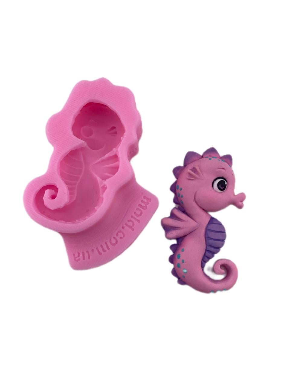 Молд силіконовий Морський коник 2д (11575)