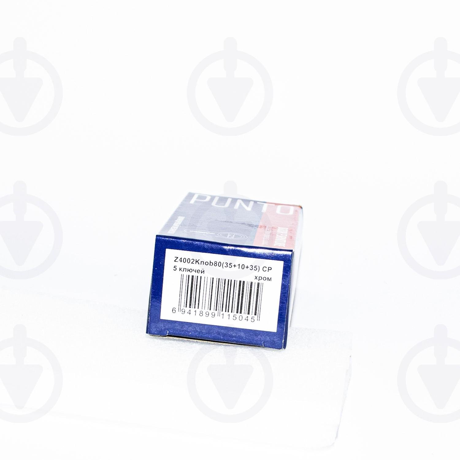 Цилиндровый механизм Punto Z402/80 Z4002Knob80 35+10+35 мм с вертушкой CP Хром - фото 8