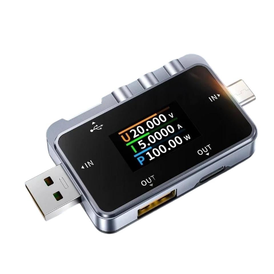 Тестер электрический USB Fnirsi FNAC-28 Type-C (132722) - фото 1 Тестер электрический USB Fnirsi FNAC-28 Type-C (132722) - фото 1