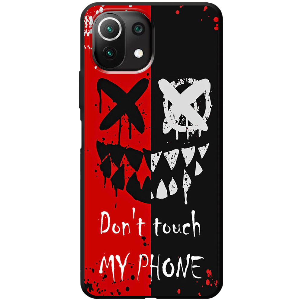 Чохол Boxface Xiaomi Mi 11 Lite Bad Smile Чорний силікон (42128-up2468-44012)
