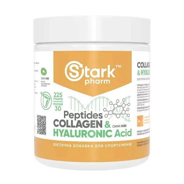 Коллаген и гиалуроновая кислота Stark Pharm Collagen Peptides & Hyaluronic Acid rиви 225 g