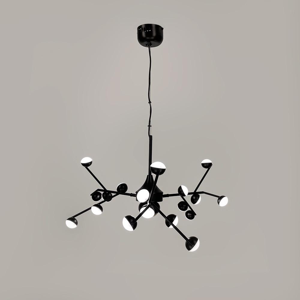 Люстра-молекула на 18 светодиодов Черный (sp 06/18 bk) Люстра-молекула на 18 светодиодов Черный (sp 06/18 bk)
