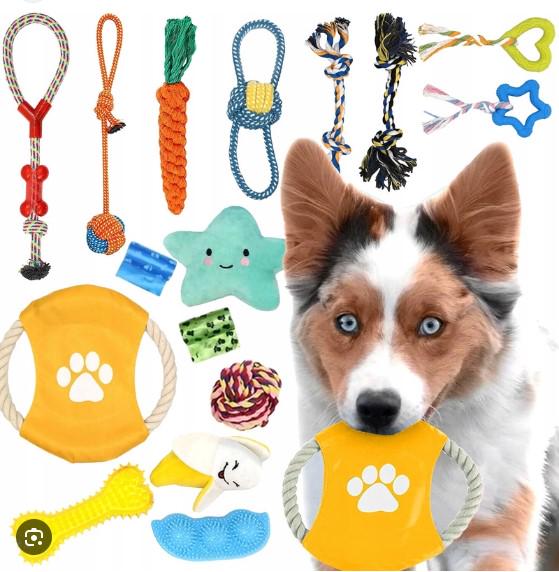 Набір іграшок для собак 16в1 (25384) - фото 2 Набір іграшок для собак 16в1 (25384) - фото 2