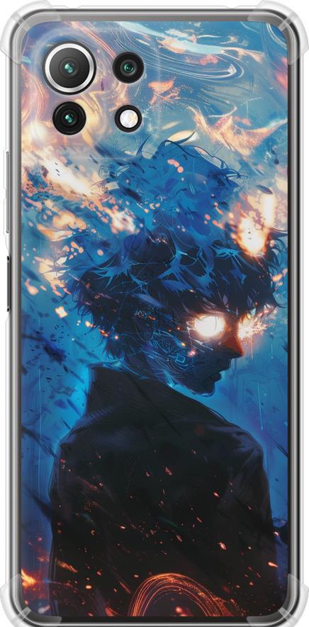 Чехол на Xiaomi Mi 11 Lite Сатору Годжо (6129sp-2281-42517)