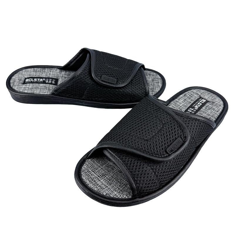 Тапочки комнатные мужские 05-11-1 р. 44 28-28,5 см Черный - фото 2 Тапочки комнатные мужские 05-11-1 р. 44 28-28,5 см Черный - фото 2