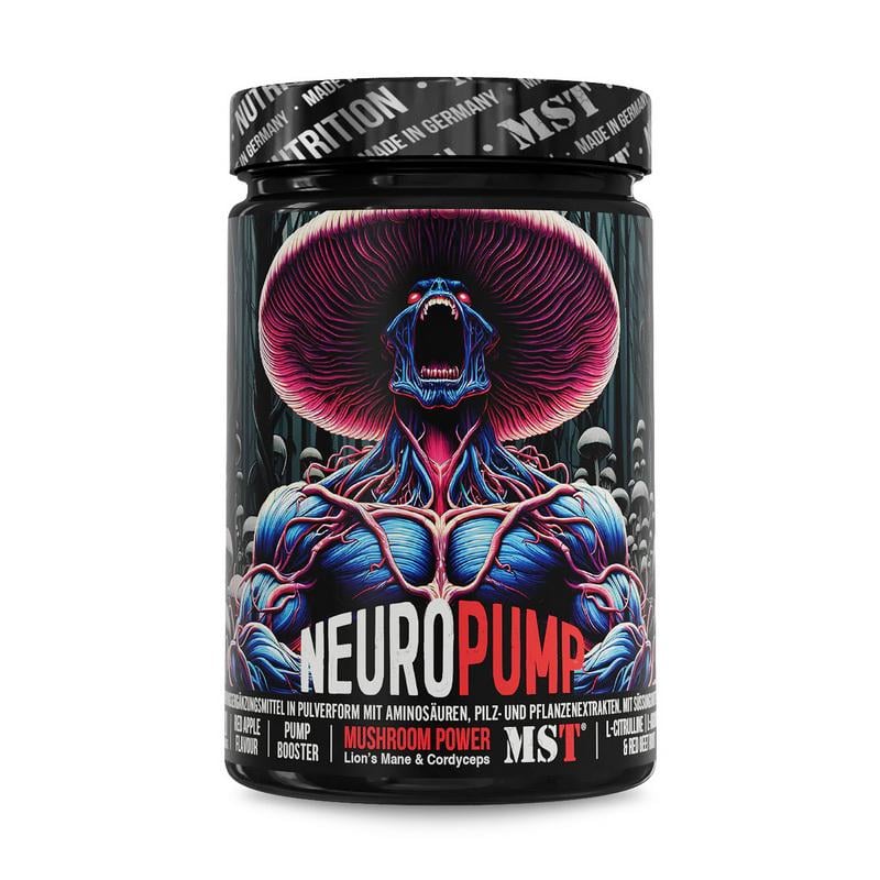 Памп-комплекс MST Neuro Pump без кофеина с цитруллином и аргинином 540 г Красное яблоко