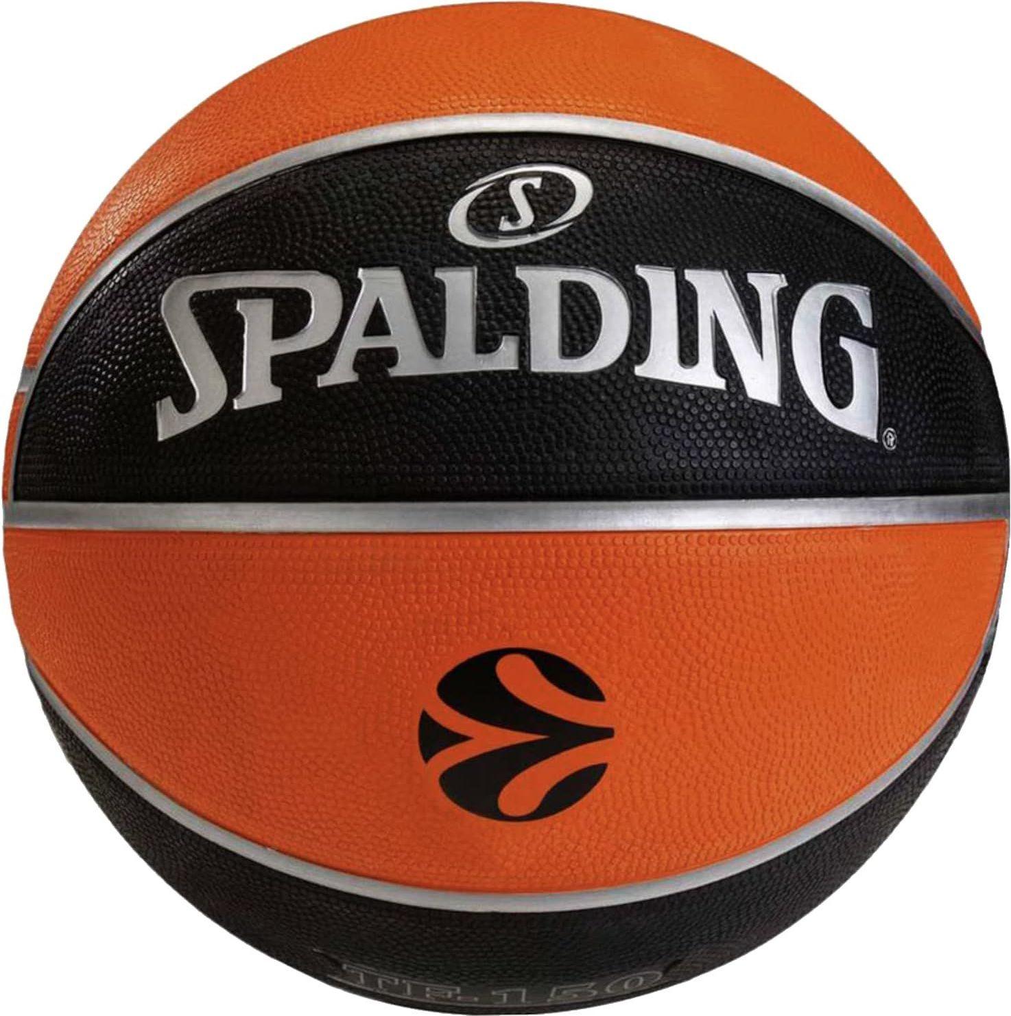 Баскетбольный мяч Spalding EUROLEAGUE TF-150 р. 6 Оранжево-черный (84507Z)