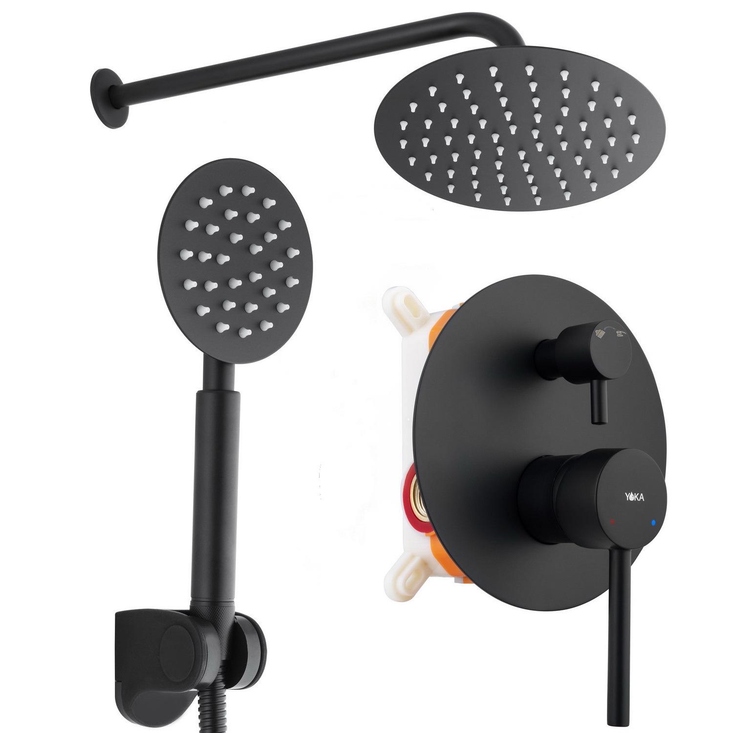 Душевая система скрытого типа Yoka BP.STUDIO-BLK reac-20000000037 Черный (158815)