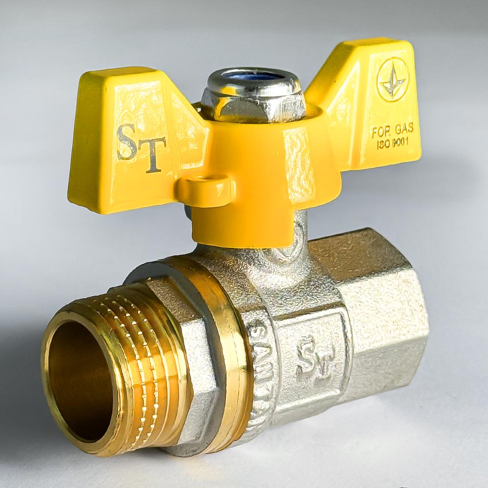 Кран кульовий SANTAN 607 1/2" НВ ЖБ - фото 2