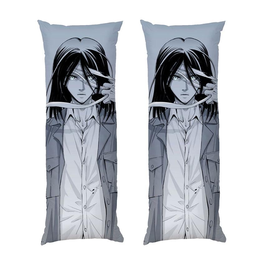 Подушка дакимакура Eren Yeager Transform Attack on Titan габардин 180х60 см (112070-4)