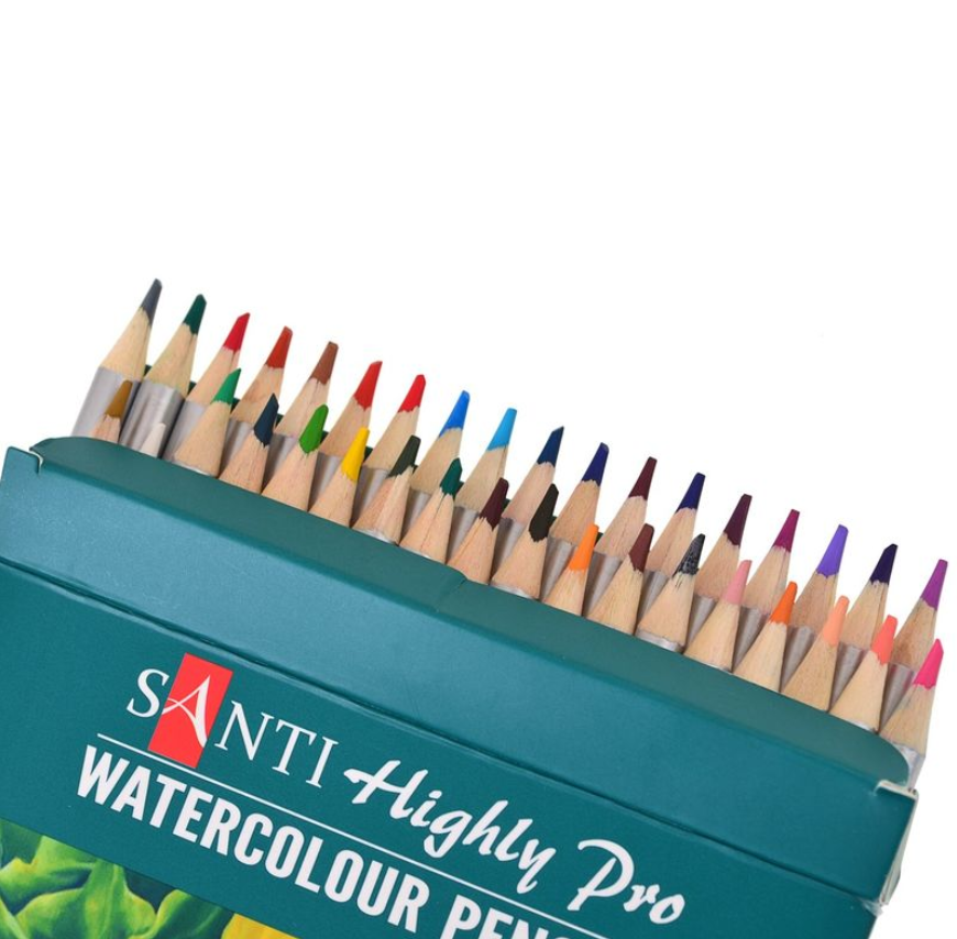 Набір акварельних олівців Santi Highly Pro 36 кольори - фото 2