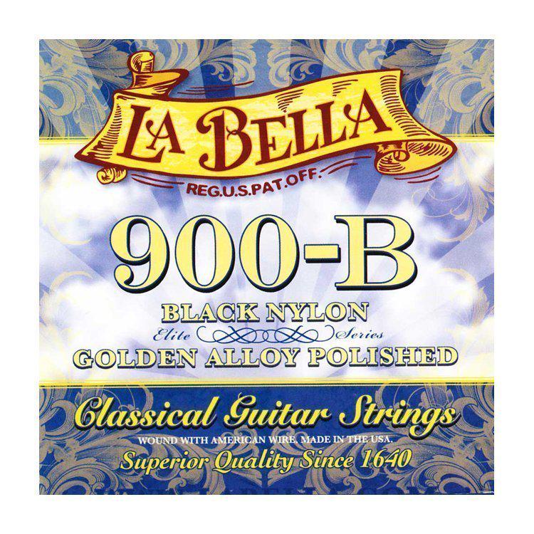 Струны для классической гитары La Bella Elite Black Nylon Polished 900B Medium Tension (112515) Струны для классической гитары La Bella Elite Black Nylon Polished 900B Medium Tension (112515)