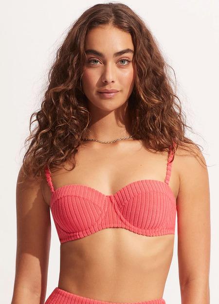 Верх от купальника Seafolly M Коралловый (30059-815-coral)