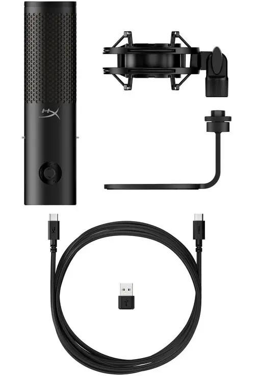 Мікрофон HyperX QuadCast 2 S RGB для ПК/для стрімінгу/підкастів Black (9A273AA) - фото 7