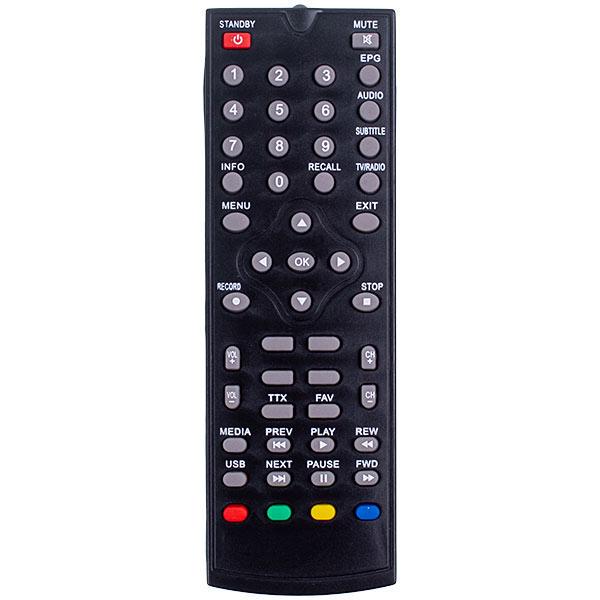 Пульт дистанционного управления SRT-8204 для DVB-T2 приставки Strong до 8 м Черный (00000026760)