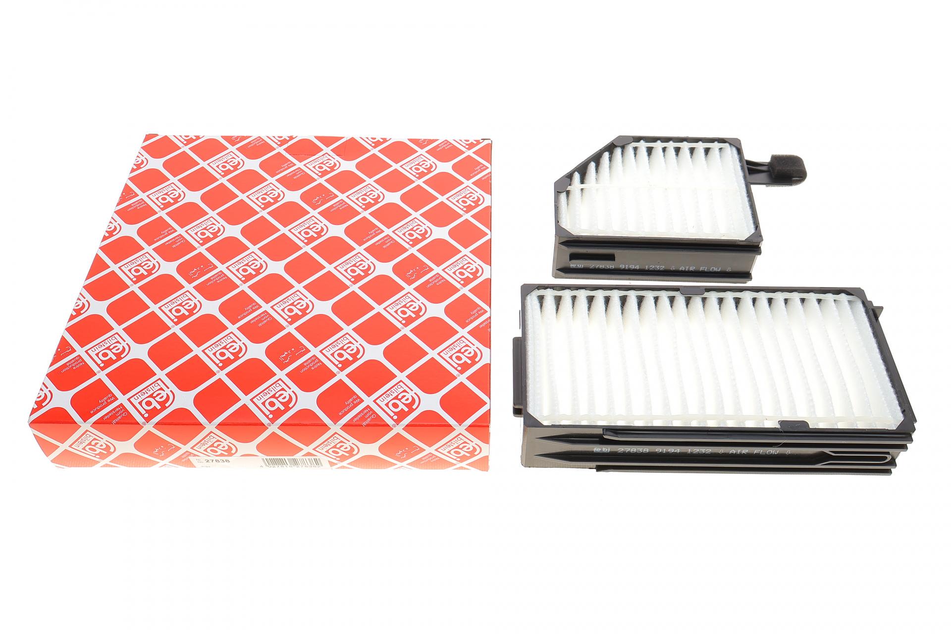 Фильтр салона FEBI BILSTEIN для Subaru Legacy/Outback 2,0/2,5 16V/3,0 24V 98-04 2 шт. (27838)