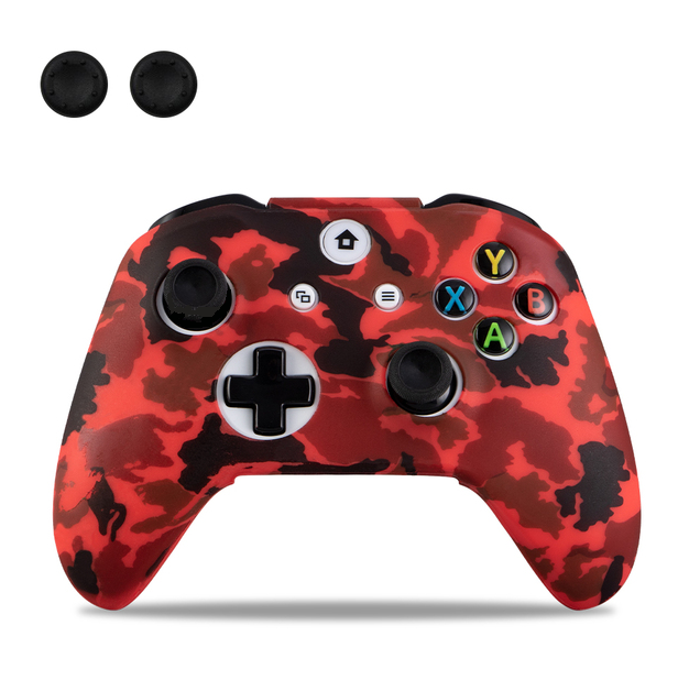 Чехол силиконовый для геймпада Xbox One Camo Red Чехол силиконовый для геймпада Xbox One Camo Red