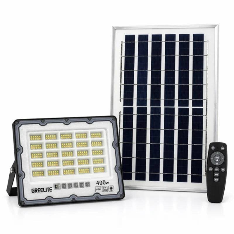Прожектор уличный на солнечной батарее GREELITE 400W с пультом ДУ (50e13c86)