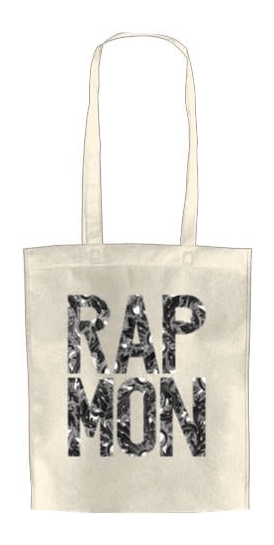 ЭКО-сумка для шопинга bts rap monster logo (3841119854-bts-rap-monster-logo)