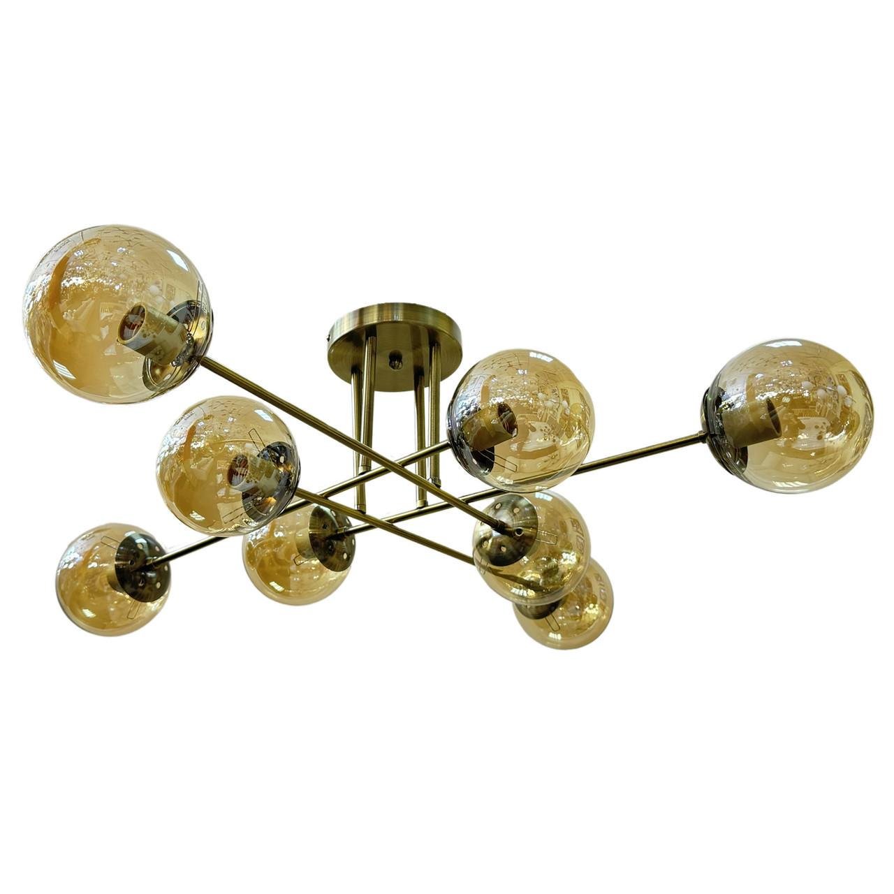 Люстра на 8 плафонов Прометей Лофт P5-N 3142/8AB Антик (P5-N3142/8AB-2)